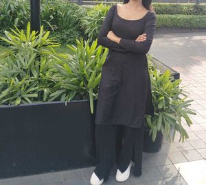 Elegant Black Kurta