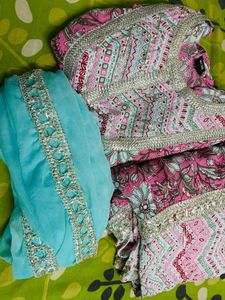 Beautiful Cotton Sarara Suit