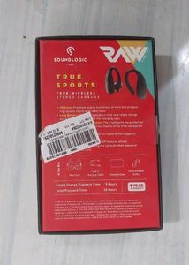 NEW SOUNDLOGIC TWE005 RAW TRUE WIRELEESS EARBUDS
