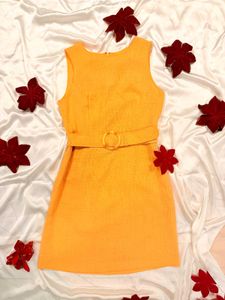 Pastel Marigold Mini Dress