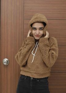 Sake❗️Cozy Brown Teddy Bear Hoodie