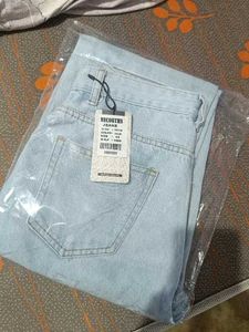 Light Blue Wide Leg Jeans