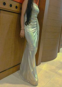 Elegant Silver Gown