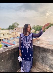 Chikankari Kurta And Plazoo