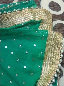 Green Choli Duppata