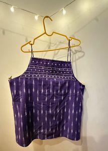 Stylish Purple Sleeveless Top