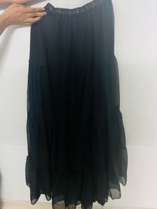 Combo black and white skirt