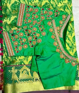 Heavy Work Designer Blouse 💚