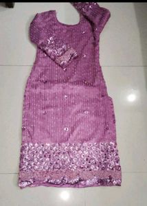Lavender Sequin Kurta