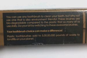 Combo Of Charcoal Toothpaste &amp; Bamboo Toothbrush