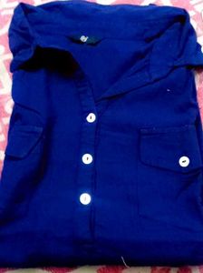 Sleeveless  Blue Top,💙