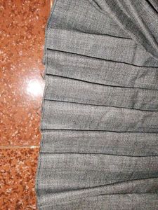 Pleated Mini Skirt