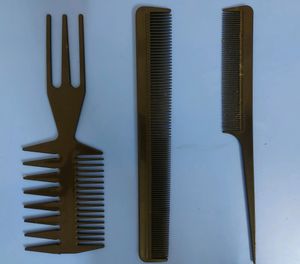 SET OF 8 HAIRCOMBS WITH PLASTIC POUCH