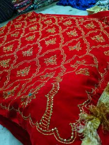 Aari Tari Zari Red ♥️ Saree ✨