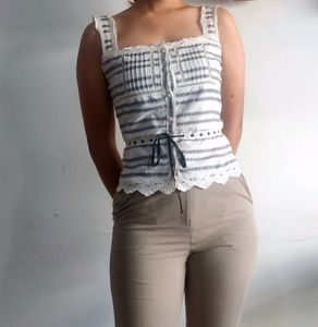 Victorian Era Corset Style Top