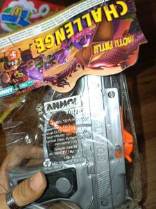 Toy Food &amp; Gun Set in combo