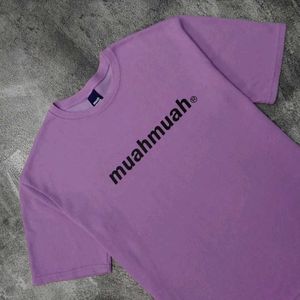 MuahMuah Purple Sweatshirt Korean Brand
