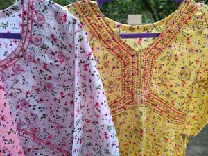 Floral Print Kurtas