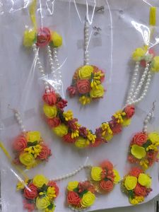 Haldi Flower Jewellery