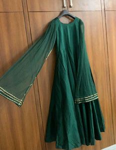 Elegant Green Ethnic Gown