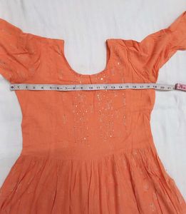 Peach Kurta Set