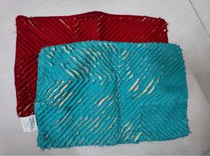 Velvet ruffled Throw Pillow Covers