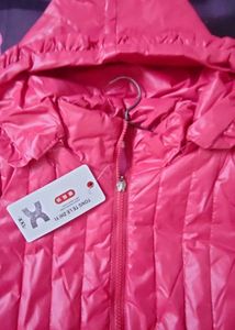 Babies Red Jacket With Hoodie