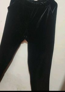 Black Silk Trouser For Girl Or Woman 30 Waist