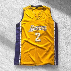 Lakers #2 Lonzo Ball Basketball Jersey
