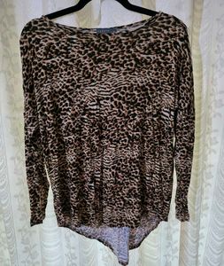 Cheetah Print Top UK 12