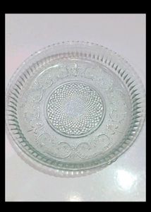 Big Glass Serving Plate