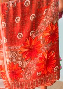 Floral Pattern Saree