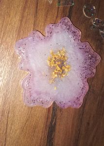 Flower Resin Coaster
