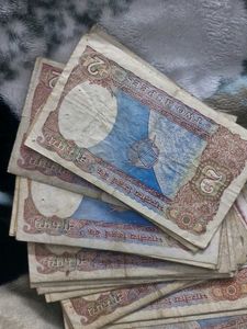 50 pcs lot Vintage Two Rupee Notes - Collectible!