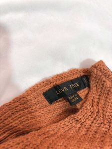🎁Buy1 Get1 Free Rust-Colored Knit Sweater F