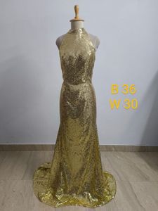 Glamorous Gold Sequin Gown