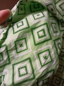 Green Tunic With Sequence Work