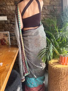 pure georgette saree