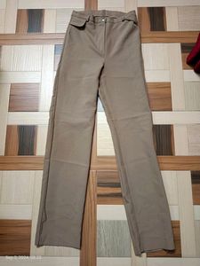 Pastel Brown Korean Formal Pants