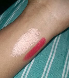 Pink Line Lipstick And Blue Heaven Makeup Stick