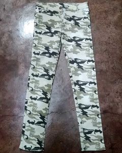 Camo Print Jeans