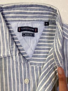 New Tommy Hilfiger Mens Shirt size XL Linen