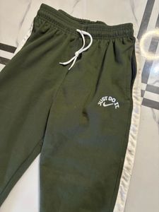 unisex  Olive Green Track Pants