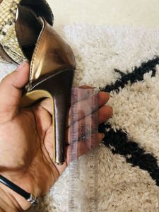 Snake Print High Heels