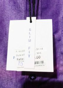 Par Excellence Men Purple Formal Wear Shirt