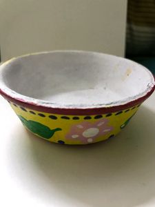 Combo Of 6 Mud  Bowls , Plates , Chutney Bowl