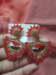 New Red Earing