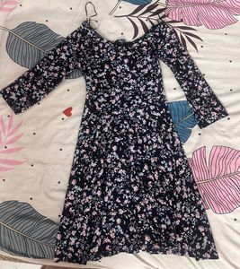 Floral Print Skater Dress