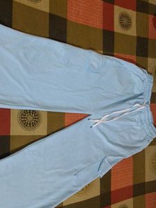 Light Blue Corduroy Cargo Pants