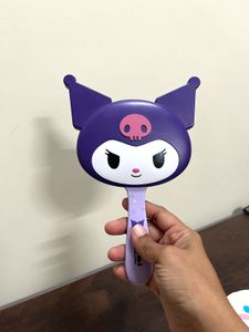 Kuromi Mirror With Comb Set - Purple